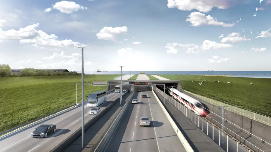 Picture of Elecnor enters Denmark by taking part in the construction of the underwater tunnel which will connect the country to Germany