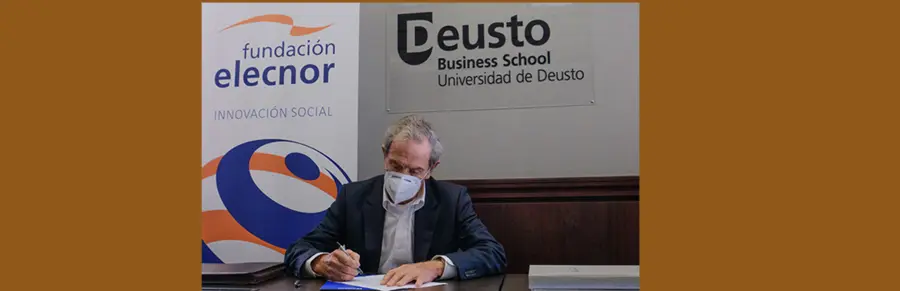 Foto de Fundación Elecnor y  Deusto Business School  firman un acuerdo de colaboración para impulsar el emprendimiento y la innovación